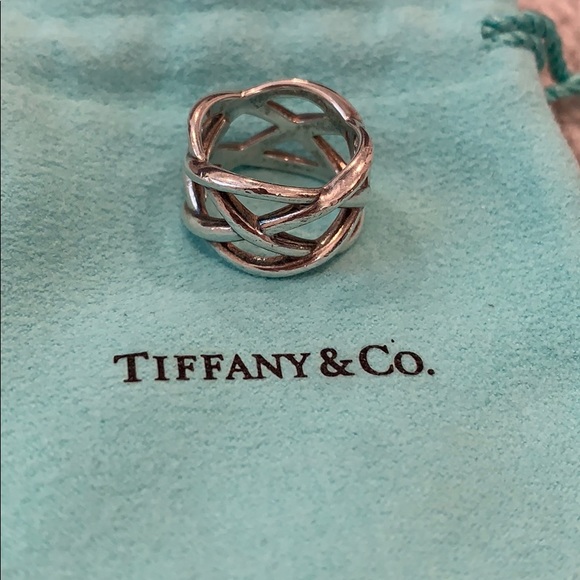Tiffany & Co. Jewelry - Tiffany & Co silver ring size 5